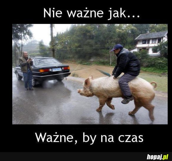 Już jadę...