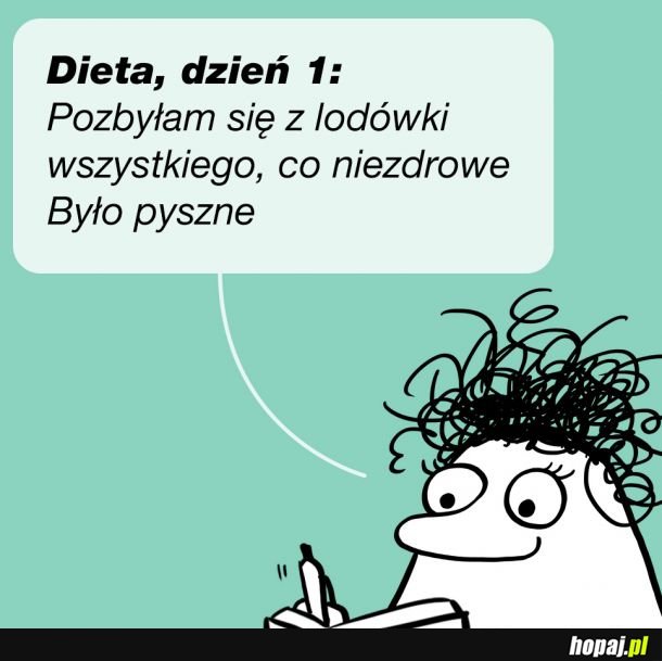 Pierwszy dzień diety 