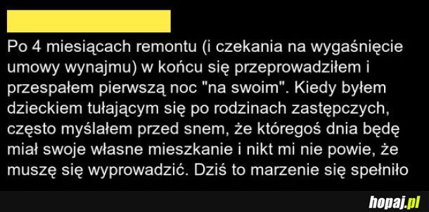 &quot;Kupiłem mieszkanie&quot;