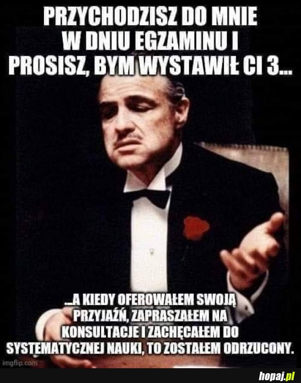 Pora na tradycyjny mem studencki