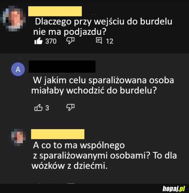 Podjazd przy wejściu do burdelu