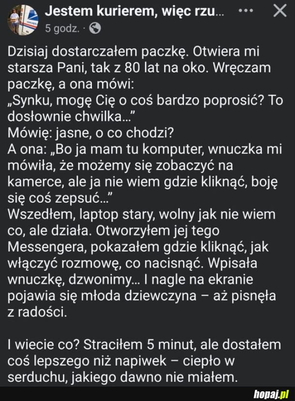 Od razu milej się na sercu robi