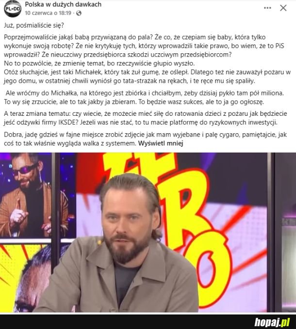 Stano sie wami nie przejmuje jak coś