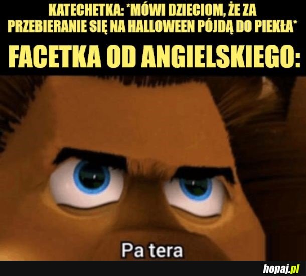 Baba od angielskiego.