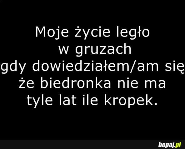 Życie legło w gruzach