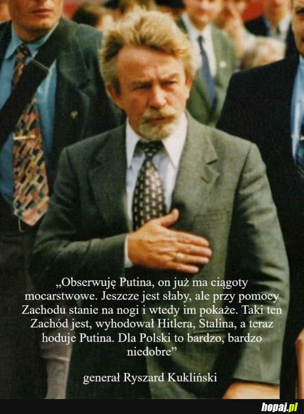 Sprzedaliśmy Rosji sznur na którym nas powieszą.