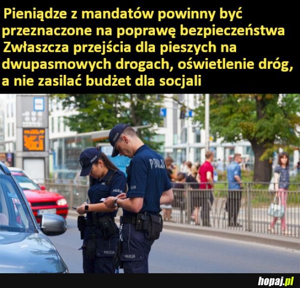 Pieniądze z mandatów