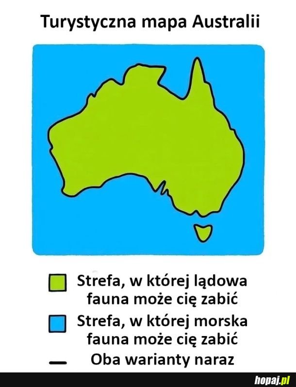 Turystyczna mapa Australii