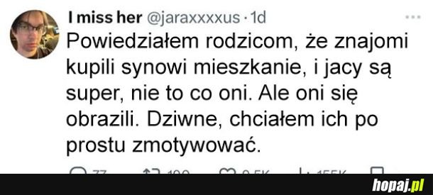 Chciał tylko zmotywować