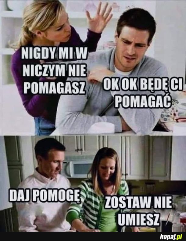 Najciężej jest pomagać starszej osobie, która całe życie robiła coś po swojemu i nie zaakceptuje twojej pracy jeżeli nie zrobisz tak jak ona to robiła.