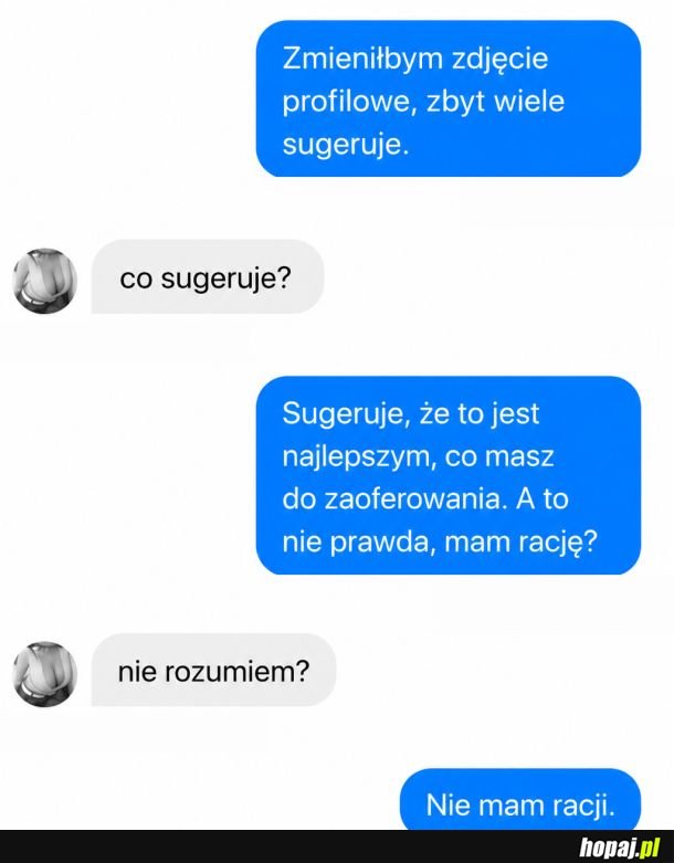Co sugeruje