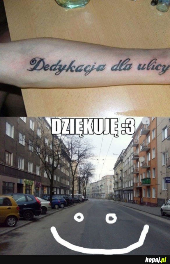 DEDYKACJA DLA ULICY