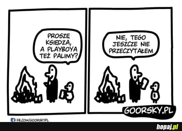 Ksiądz i palenie 