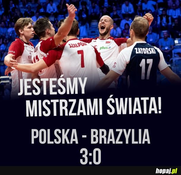 Siatkarze MISTRZAMI ŚWIATA!