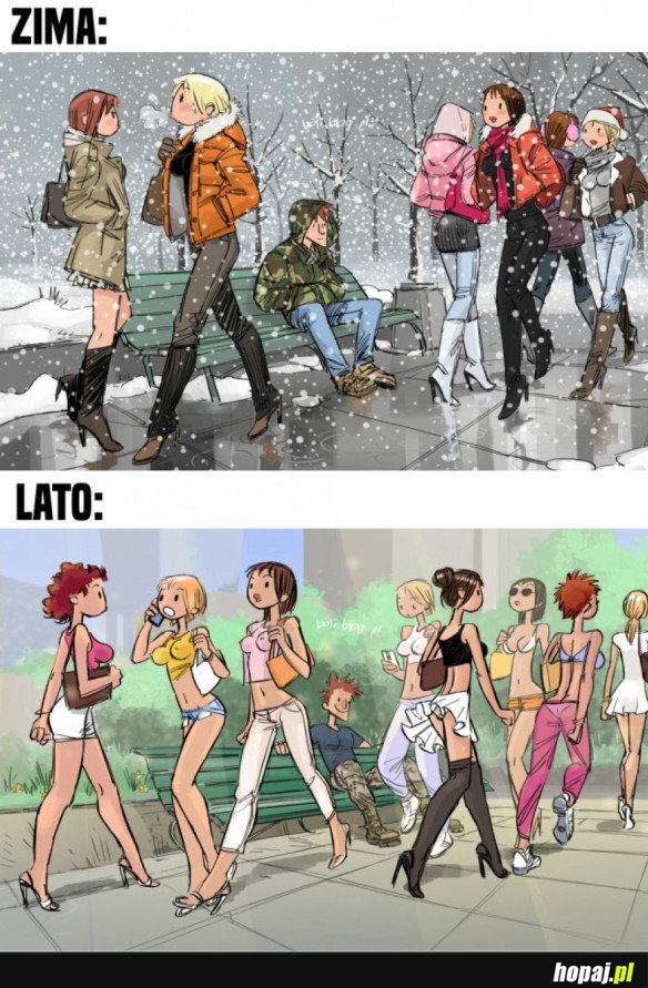 ZIMA VS LATO