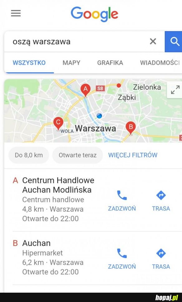 JAK TY WIESZ O CO CHODZI, TO GOOGLE TEŻ TO WIE