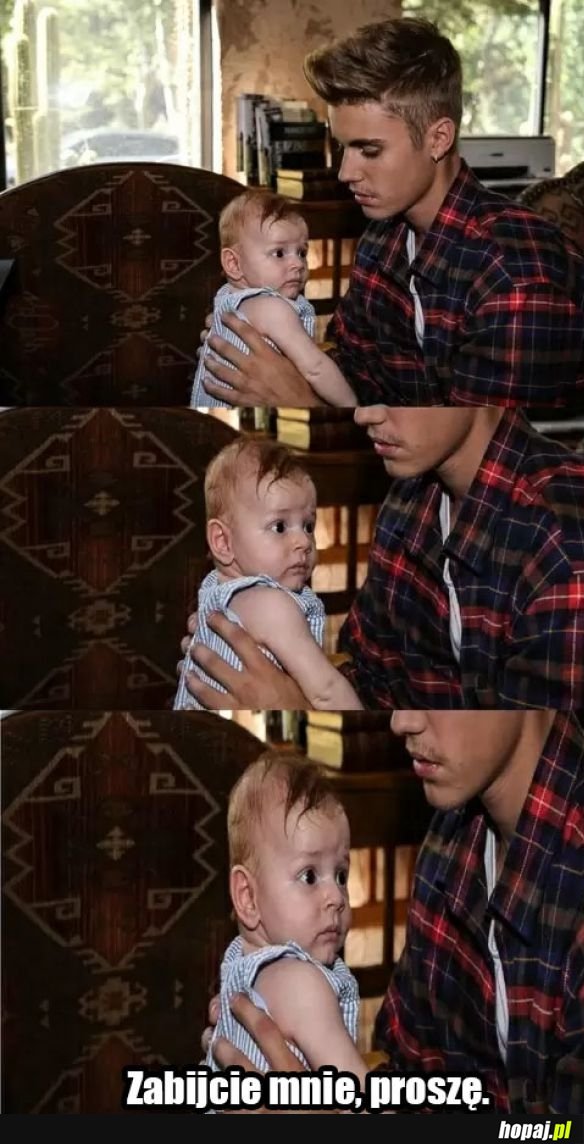 Bieber i dziecko