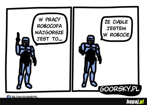 Chyba jestem Robocopem