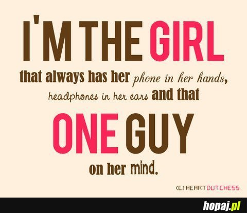 I'm the girl