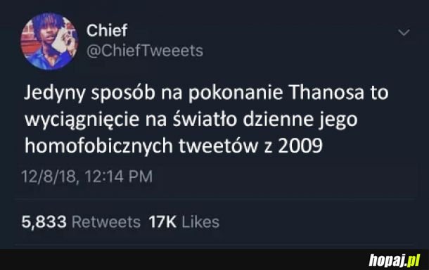 Sposób na Thanosa