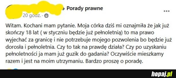 Jak działa pełnoletniość?