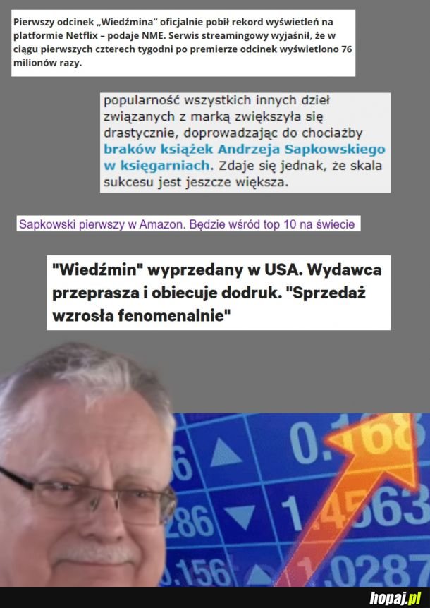 Wiedźmiński grosz po latach płynie zza oceanu