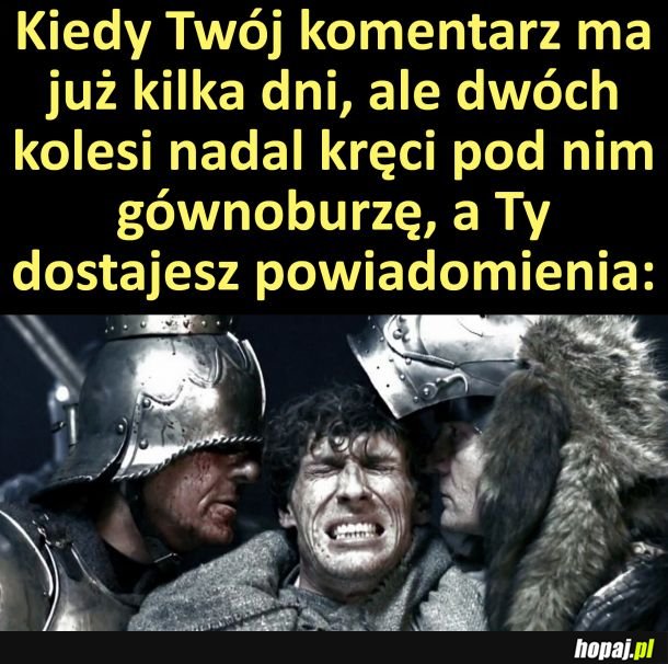 Gównoburza pod twoim komentarzem