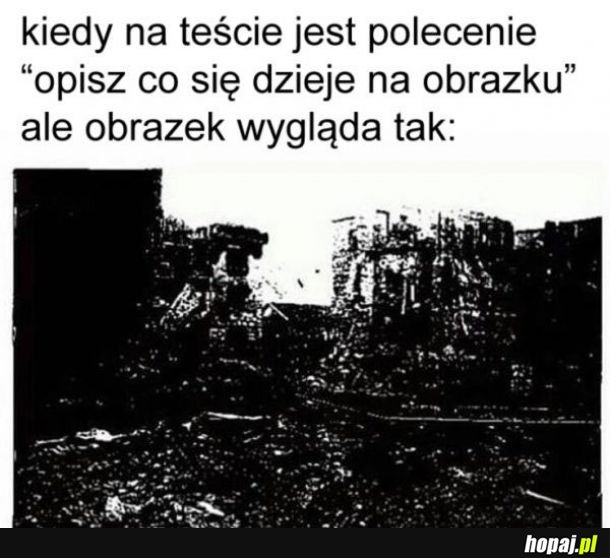 Rozwiązywanie testów takie jest