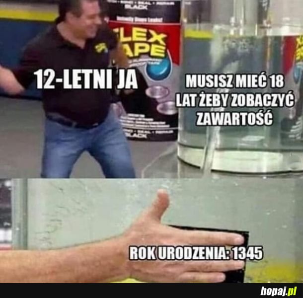 Potwierdź swój wiek