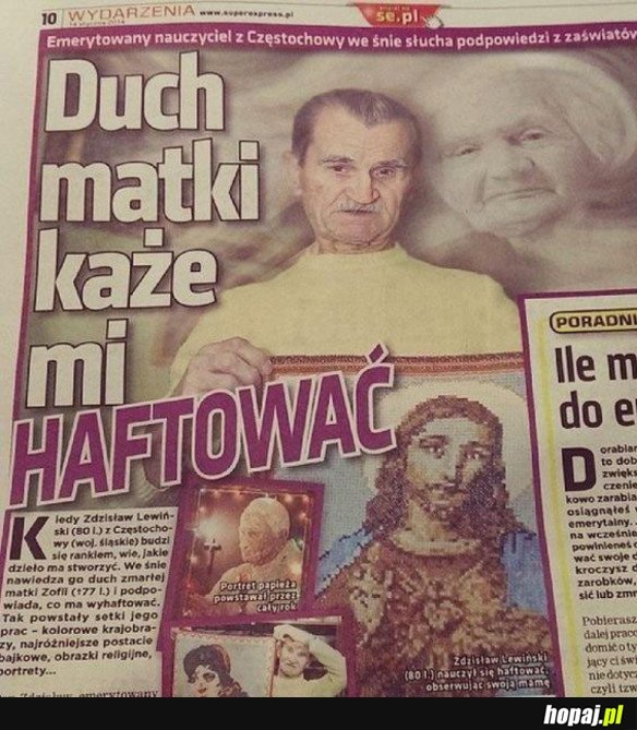 MAMA KAŻE, SYNEK MUSI 