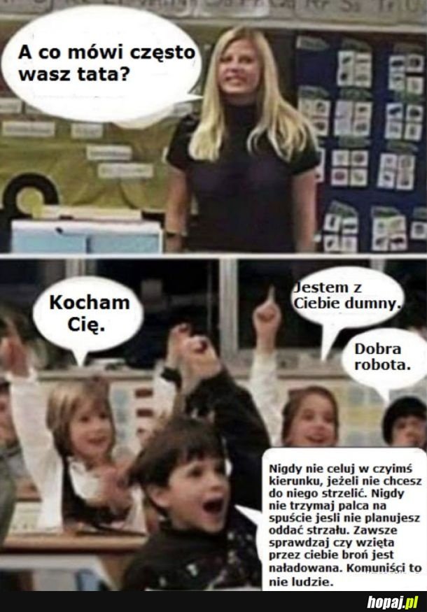 Co mówi ojciec?