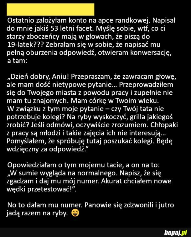Nietpowy absztyfikant na apce randkowej