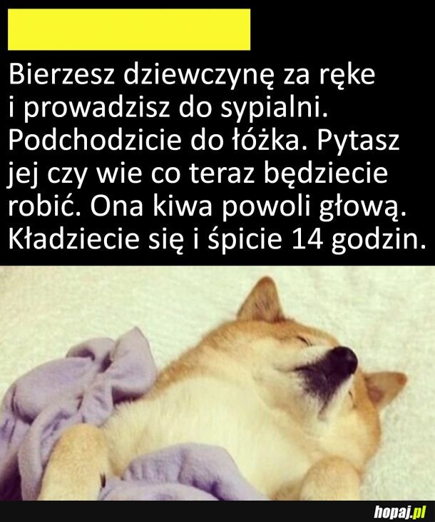 Idziesz dziewczyną do sypialni iii..