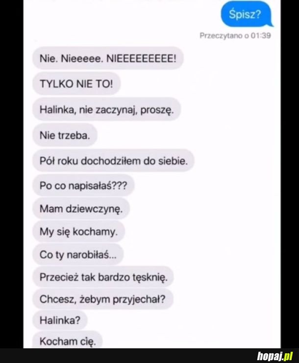 Halinka co ty narobiłaś