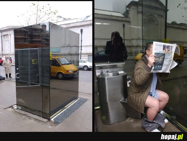 Bardzo dziwne publiczne toalety