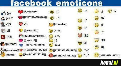 Facebook Emotki 