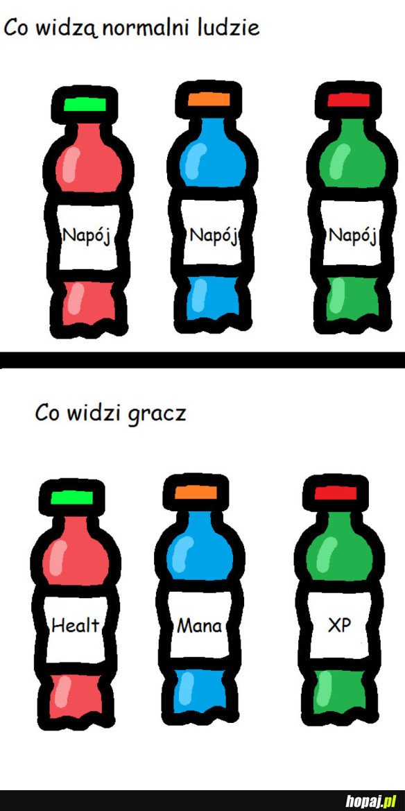 NAPOJE OCZAMI GRACZA