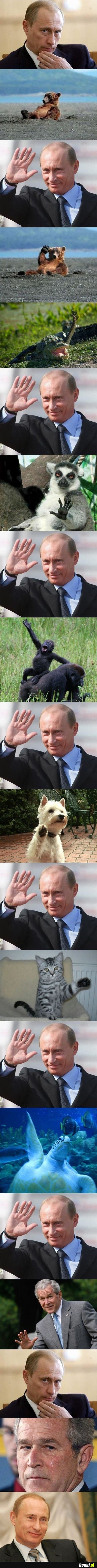 Putin i Bush