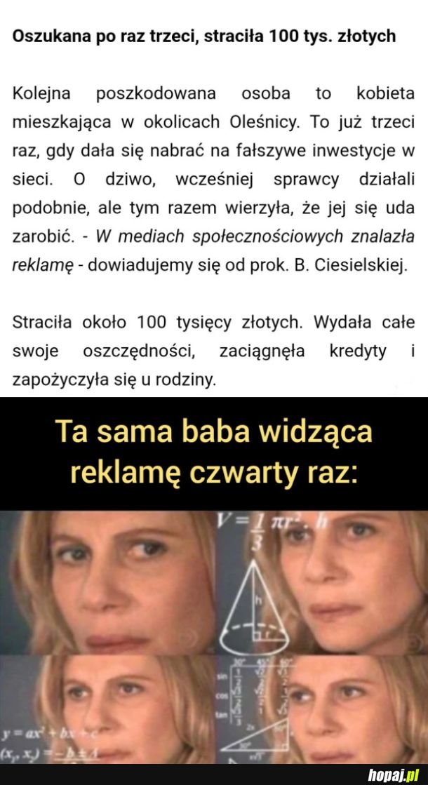 Dla mnie to niepojęte