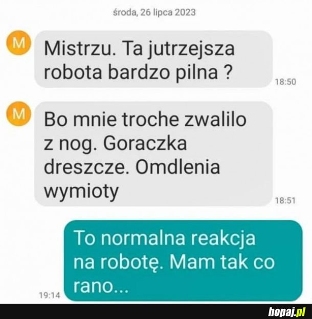 Normalna reakcja