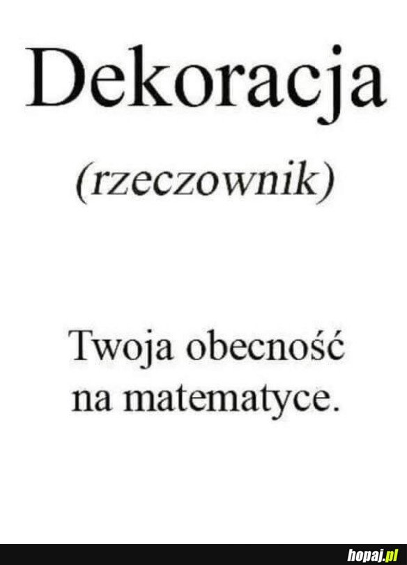 DEKORACJA