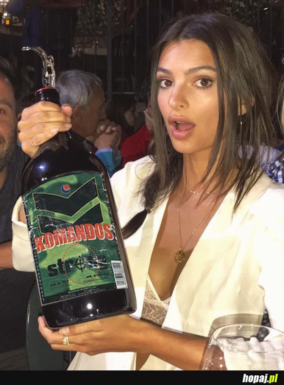 EMILY RATAJKOWSKI ZACHWYCONA POLSKIM WINEM!