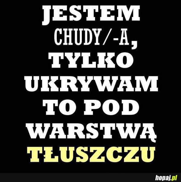 Jestem chudy!