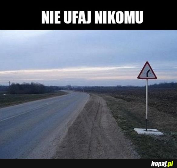 Nie ufaj nikomu