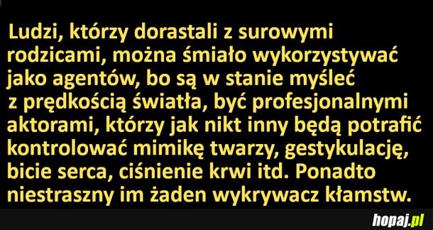 Surowi rodzice