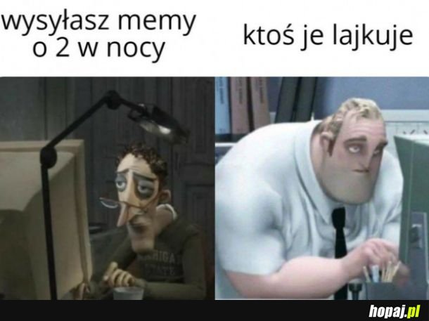 Memy w nocy