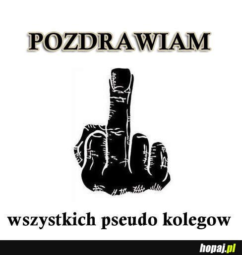 Pozdrowienia dla kolegów