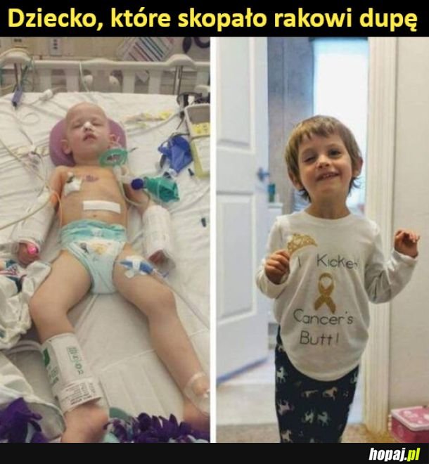Dużo zdrowia dla Ciebie mały wojowniku