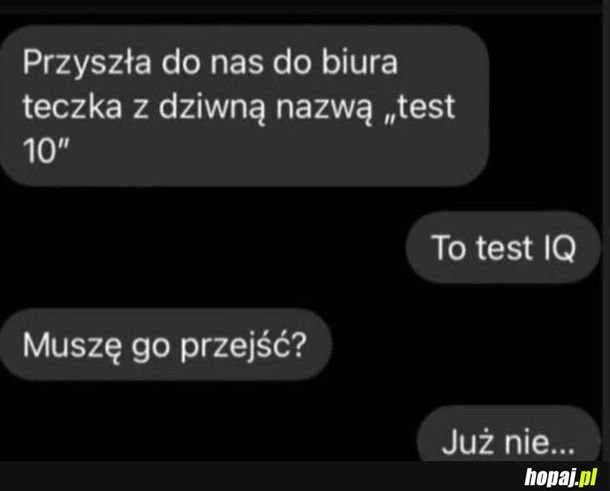 Szybko poszło
