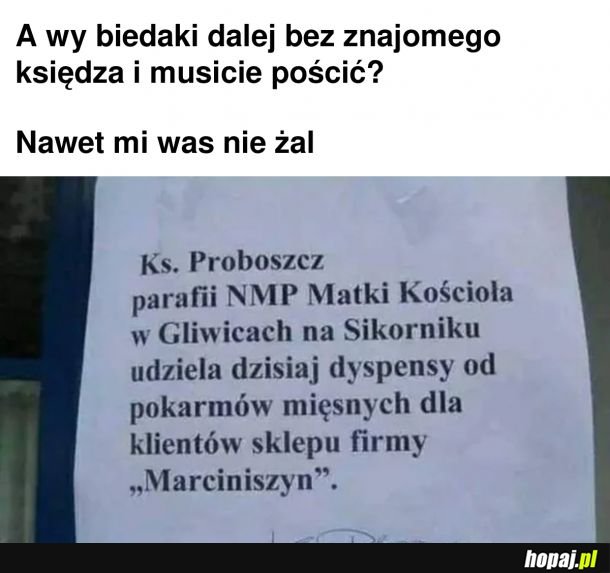 Tak się kończy nie dawanie na tacę
